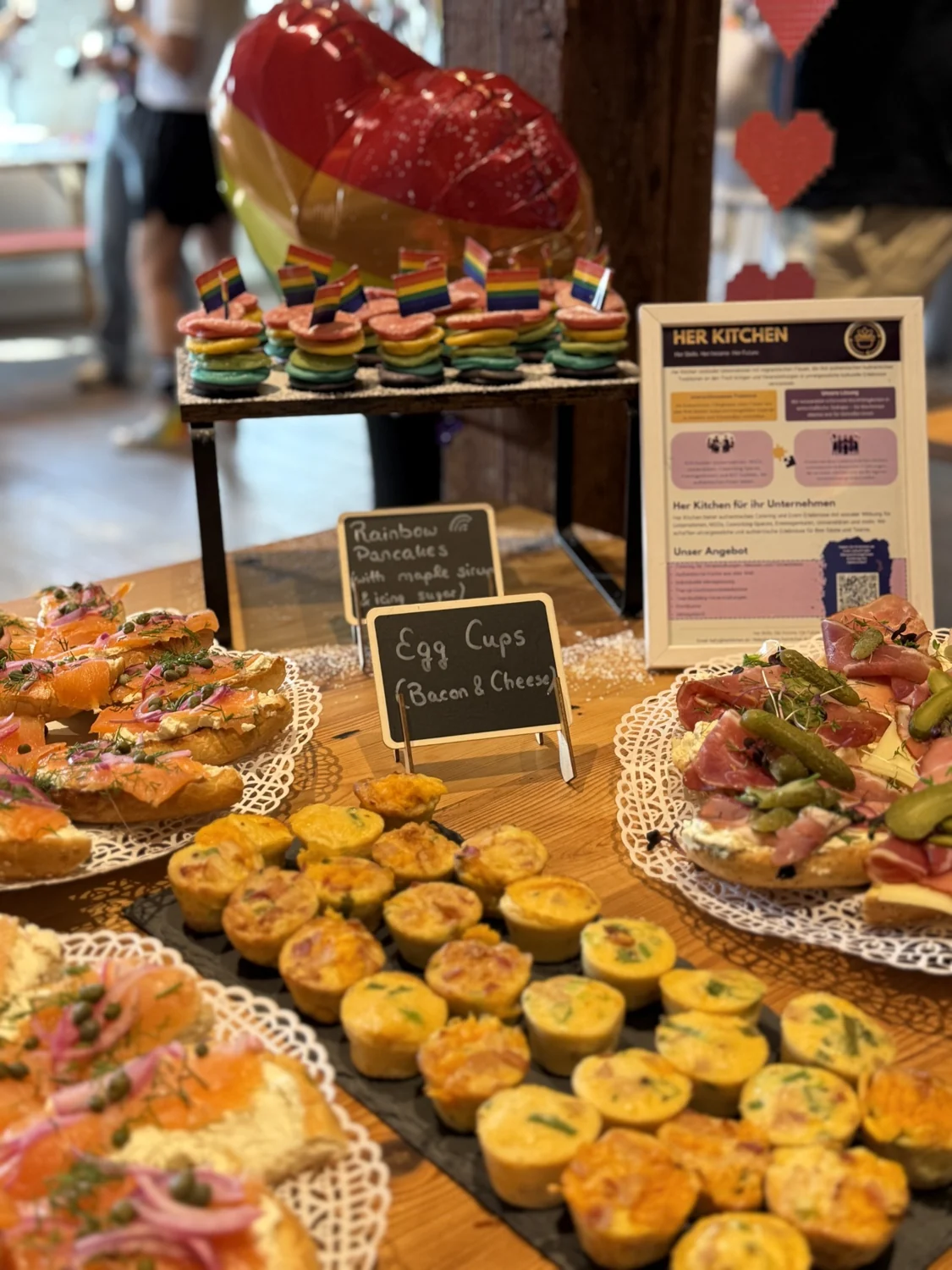 Colourful Her Kitchen catering