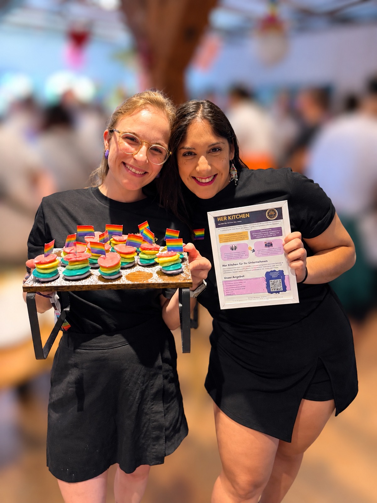 Mikaila and Evita together at Her Kitchen event